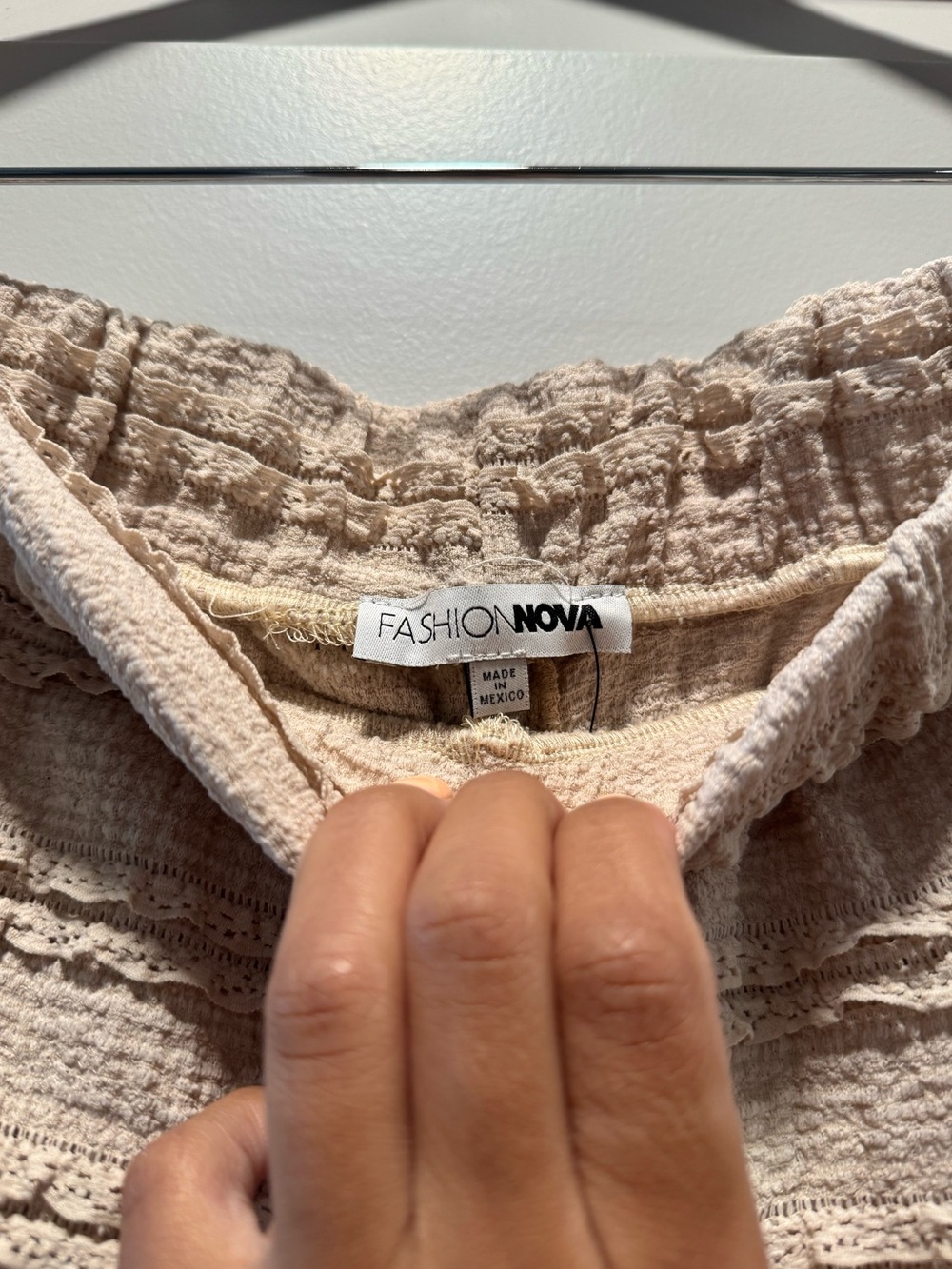 Fashion Nova Ruffle Pants - Picture 4 of 6